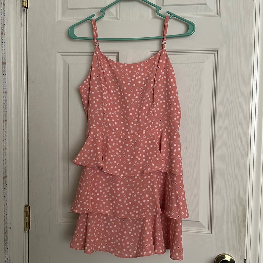 Forever 21 Floral Pink Dress
